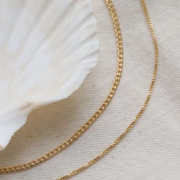 Dainty Gold Chain | 18K Gold Filled - Picture 7 of 11